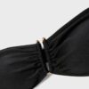 Bandeau-bikini-top met U-hals