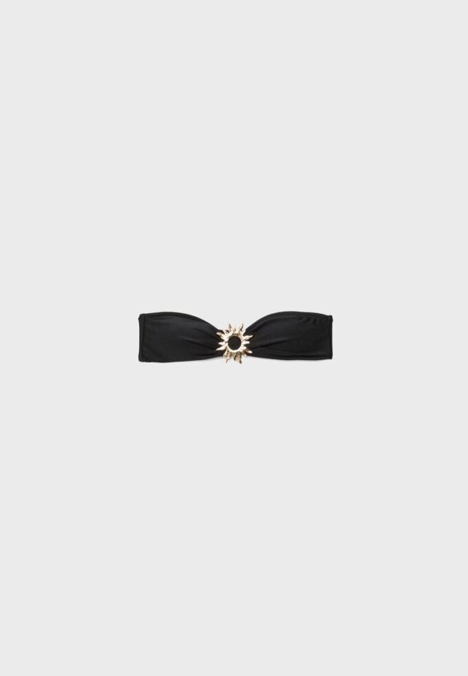 Bandeau-bikini-top met zonnesluiting