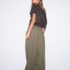Barrel-broek van popeline met stoppers