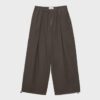 Barrel-broek van popeline met stoppers