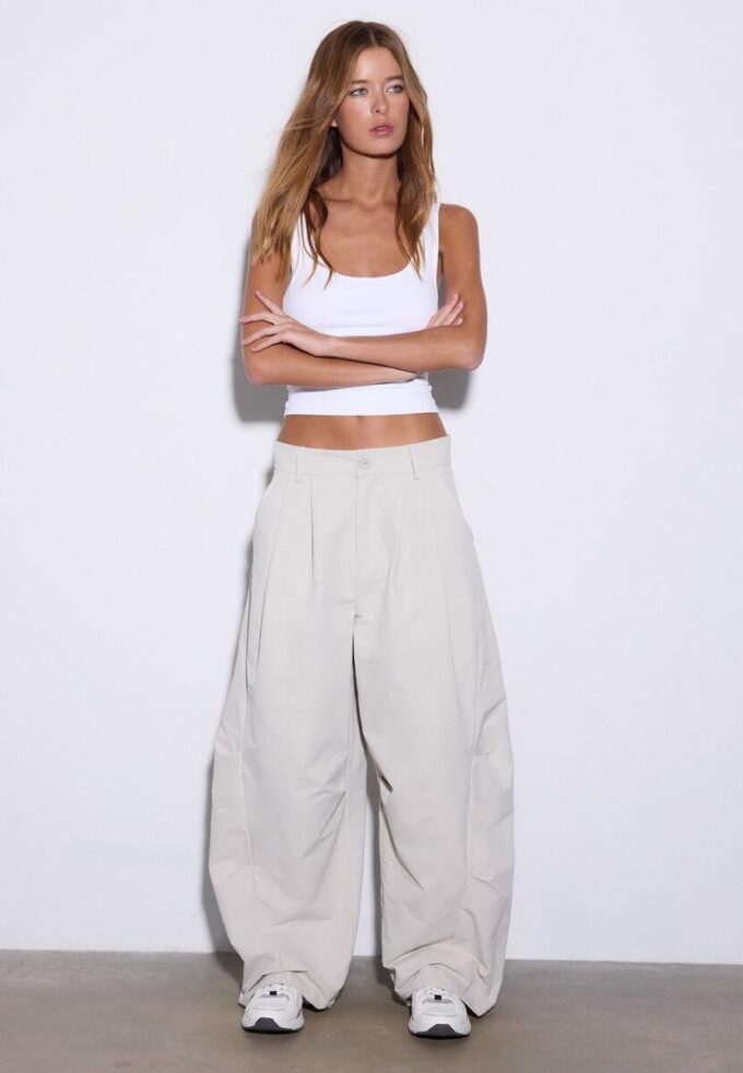 Barrel nette broek Barrel nette broek