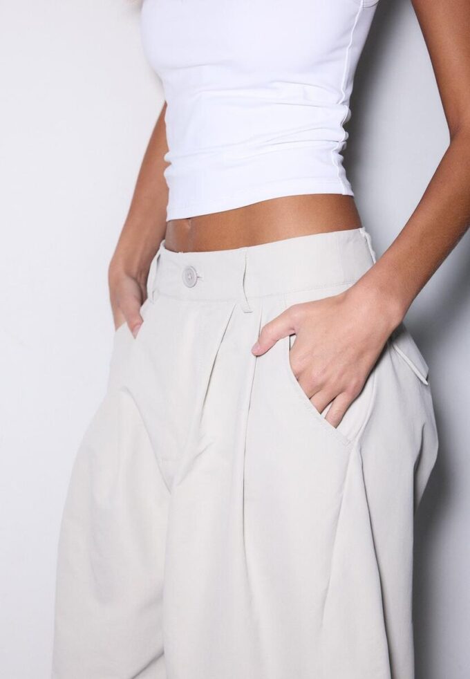 Barrel nette broek Barrel nette broek