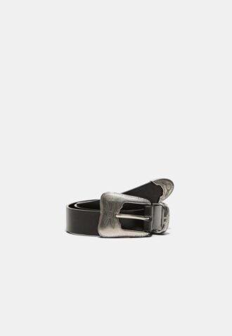 Basics cowboyriem met gesp