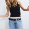 Basics cowboyriem met gesp