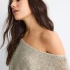 Basics gebreide trui met cape