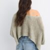 Basics gebreide trui met cape