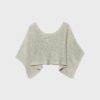 Basics gebreide trui met cape