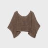 Basics gebreide trui met cape