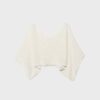 Basics gebreide trui met cape