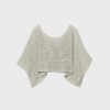 Basics gebreide trui met cape