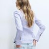 Basics gestreept getailleerd overhemd Basics gestreept getailleerd overhemd