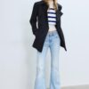 Basics korte trenchcoat
