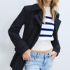 Basics korte trenchcoat