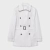 Basics korte trenchcoat
