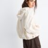 Basics nylon jas met capuchon