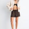 Basics nylon jas met capuchon