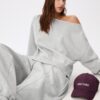 Basics off-shoulder sweatshirt