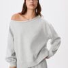Basics off-shoulder sweatshirt