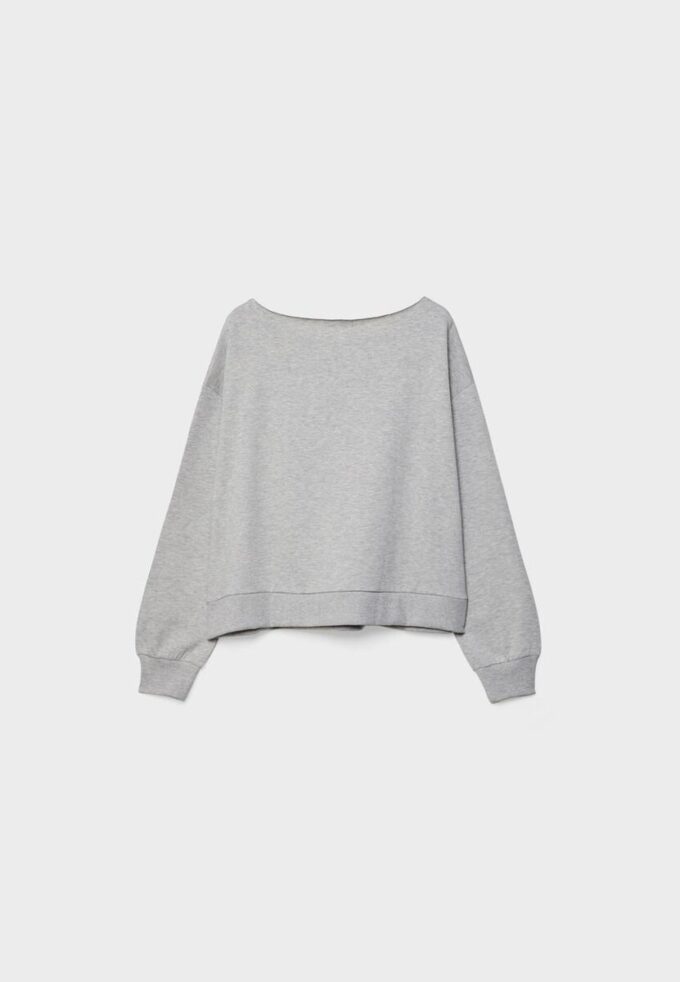 Basics off-shoulder sweatshirt