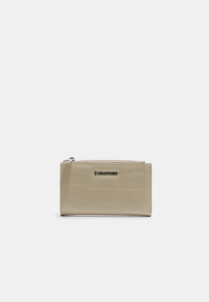 Basics portemonnee met krokodillenprint