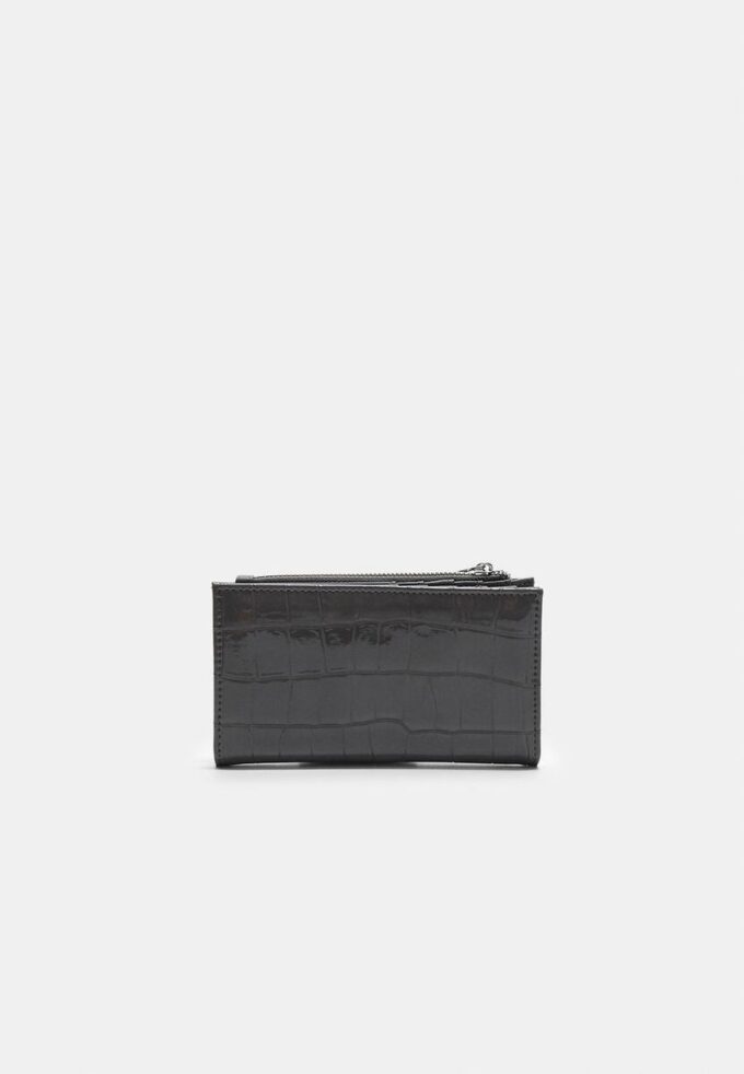 Basics portemonnee met krokodillenprint Basics portemonnee met krokodillenprint