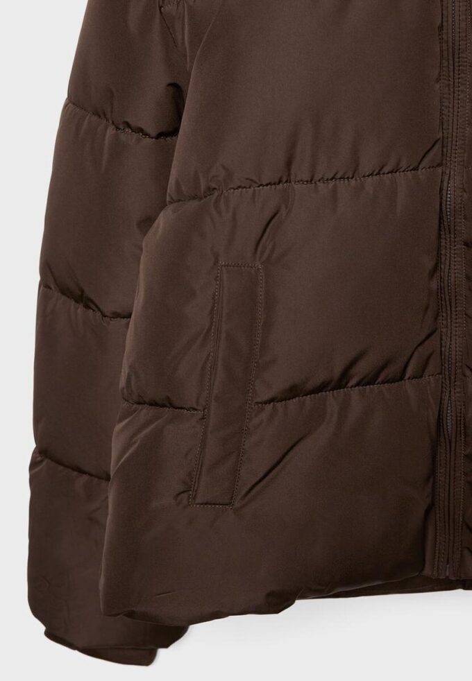 Basics pufferjack met capuchon Basics pufferjack met capuchon