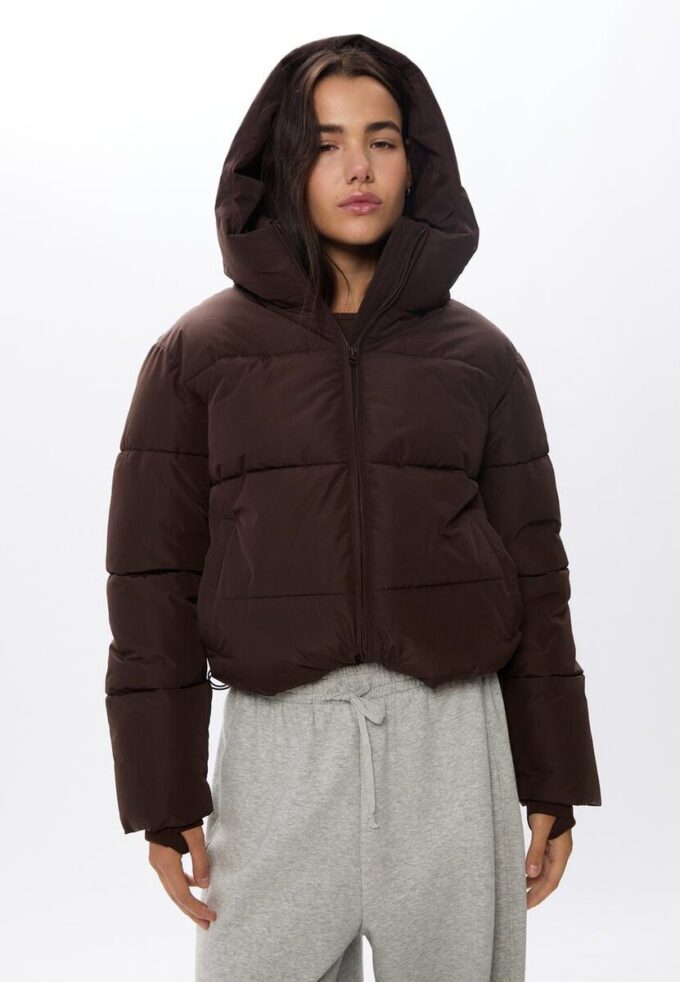 Basics pufferjack met capuchon Basics pufferjack met capuchon
