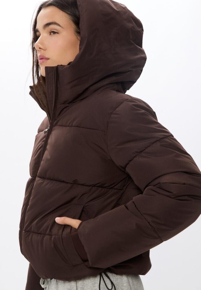 Basics pufferjack met capuchon Basics pufferjack met capuchon