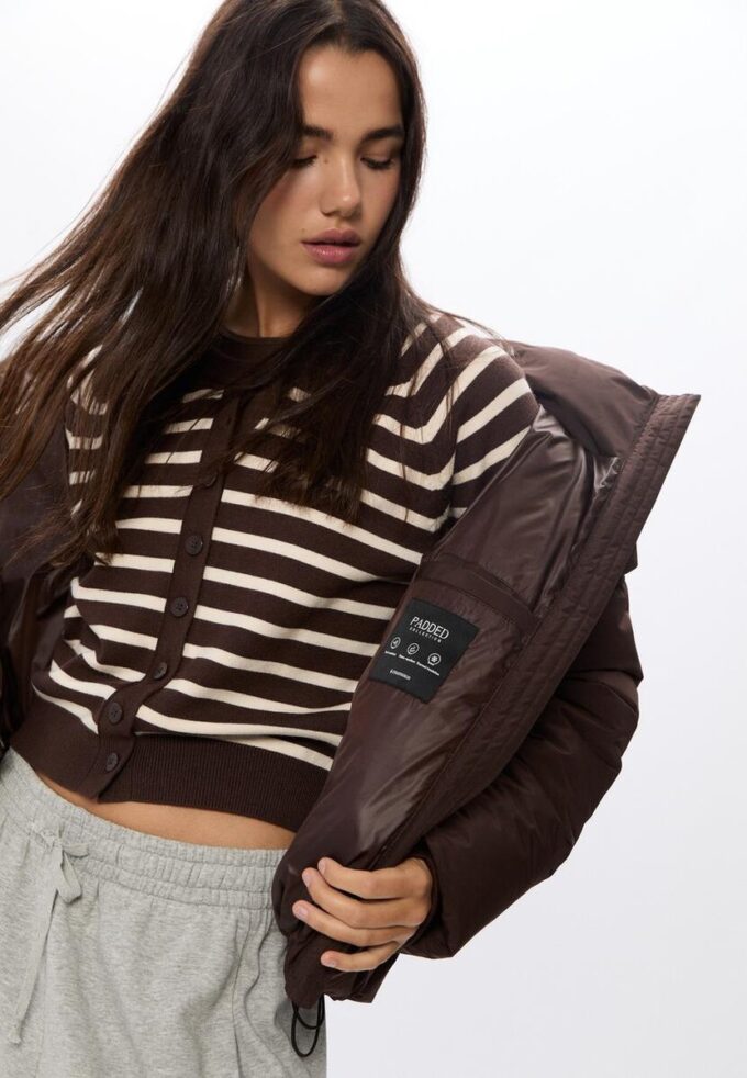 Basics pufferjack met capuchon Basics pufferjack met capuchon