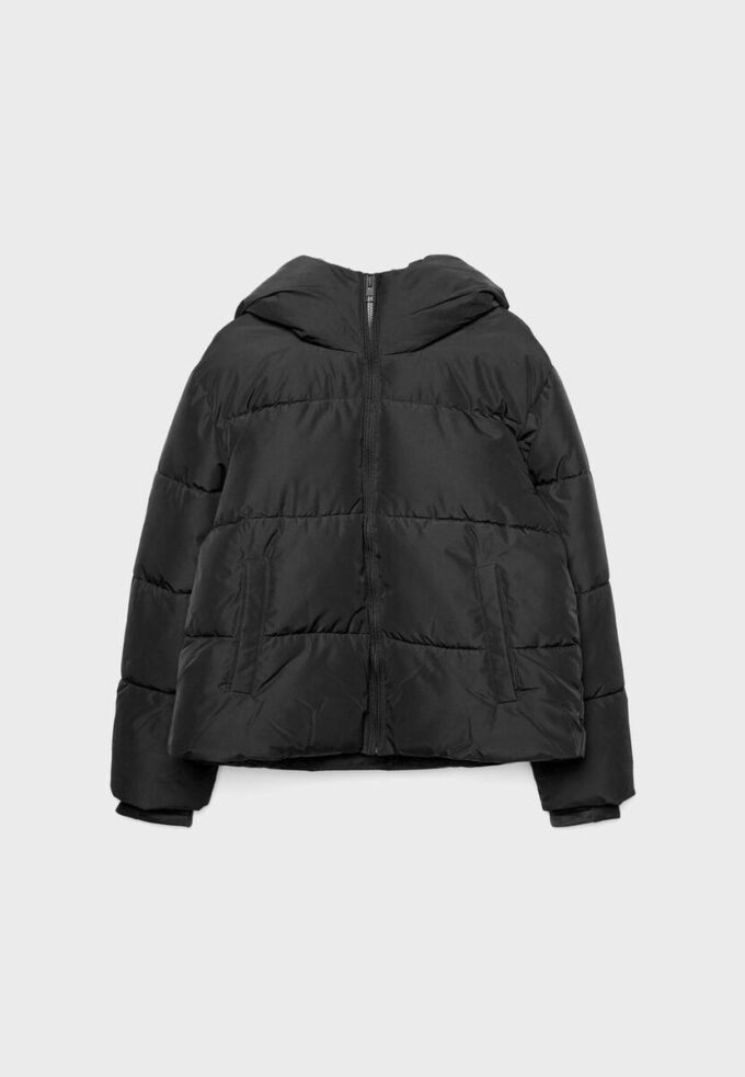 Basics pufferjack met capuchon Basics pufferjack met capuchon