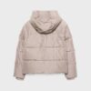 Basics pufferjack met capuchon