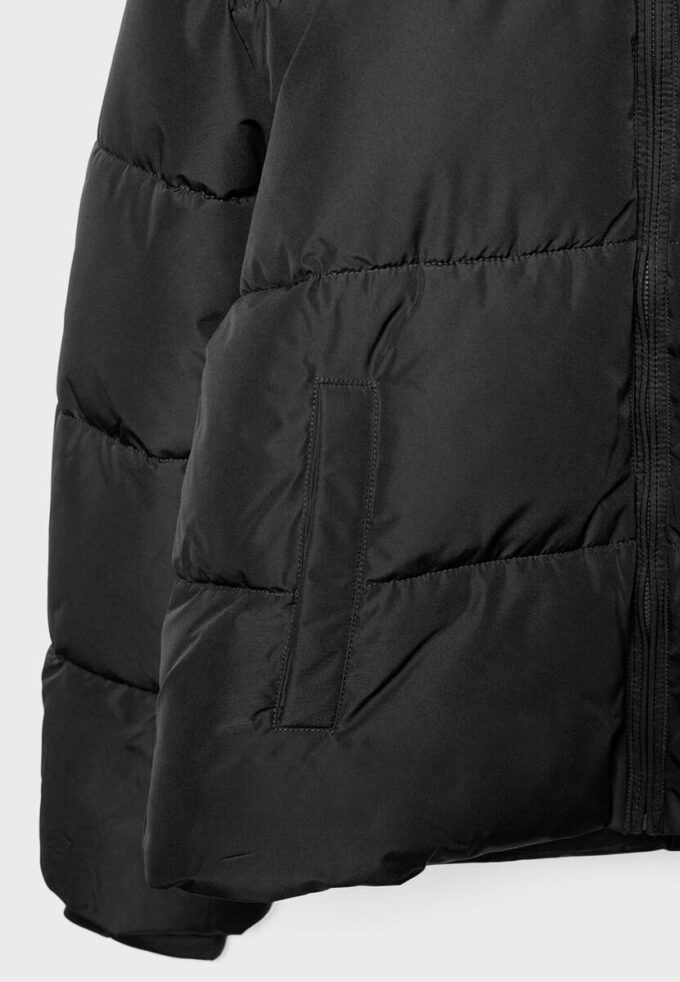 Basics pufferjack met capuchon Basics pufferjack met capuchon