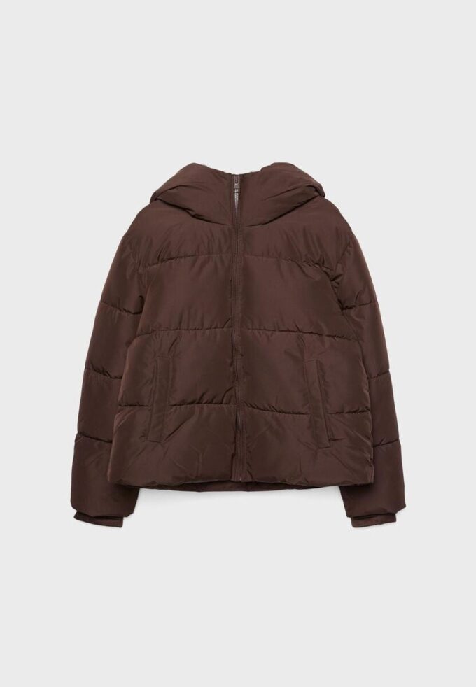 Basics pufferjack met capuchon Basics pufferjack met capuchon