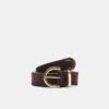 Basics-riem met ronde gesp