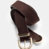 Basics-riem met ronde gesp