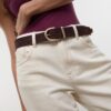 Basics-riem met ronde gesp