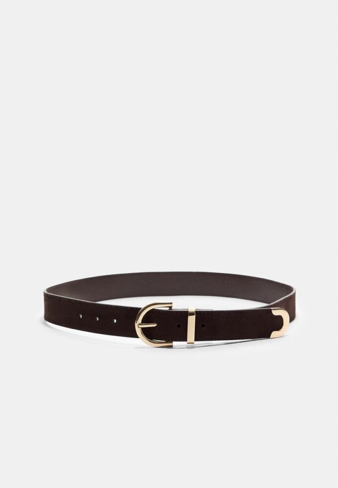Basics-riem met ronde gesp