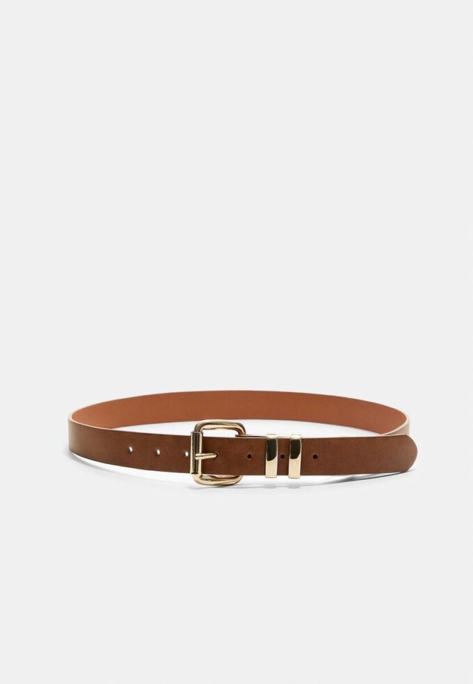 Basics-riem met vierkante gesp