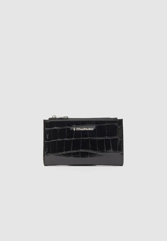 Basics tas in krokodillenprint