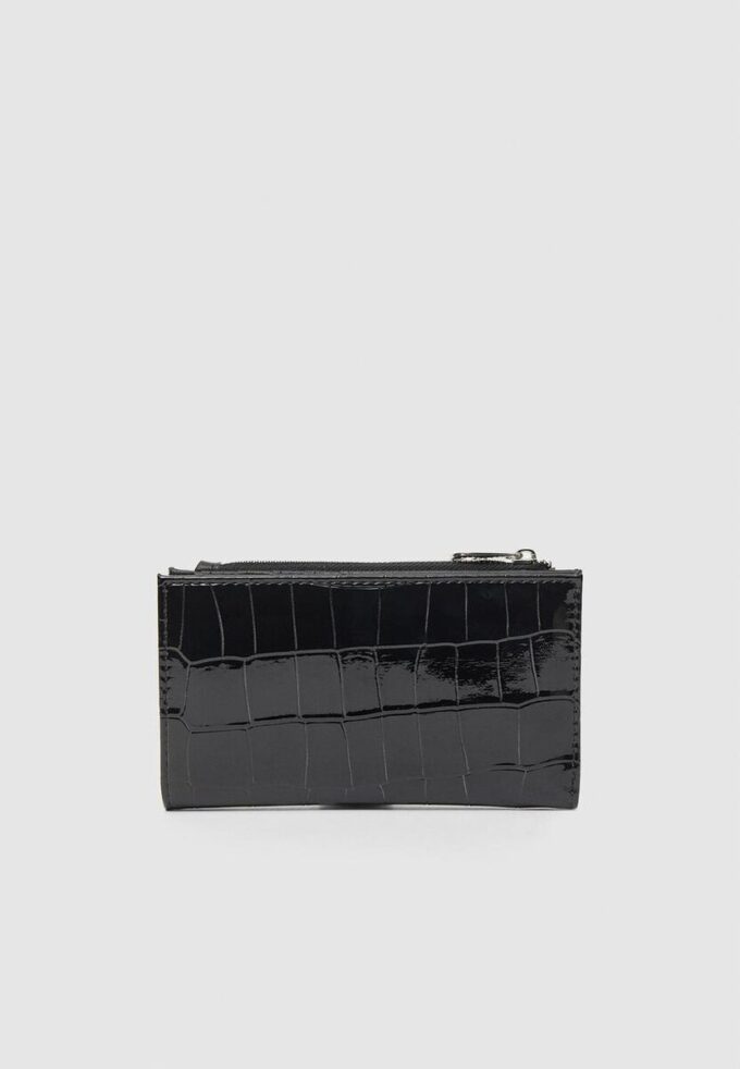 Basics tas in krokodillenprint