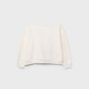 Bedrukt sweatshirt met boothals met prints
