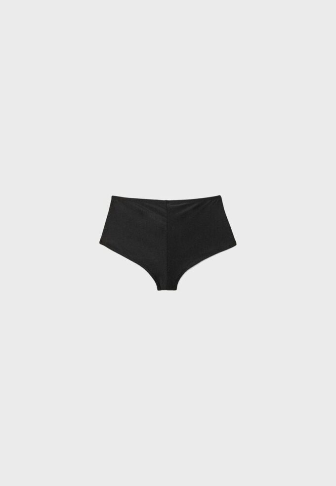 Bikinibroekje met geborduurde bloemen