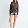 Blazer met gegraveerde knopen