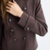 Blazer met gegraveerde knopen