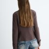 Blazer met gegraveerde knopen