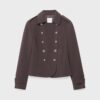 Blazer met gegraveerde knopen