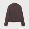 Blazer met gegraveerde knopen