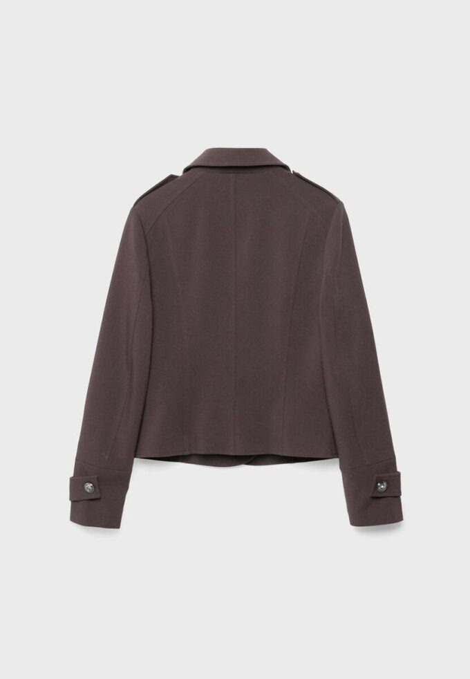 Blazer met gegraveerde knopen