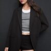 Blazer met normale pasvorm