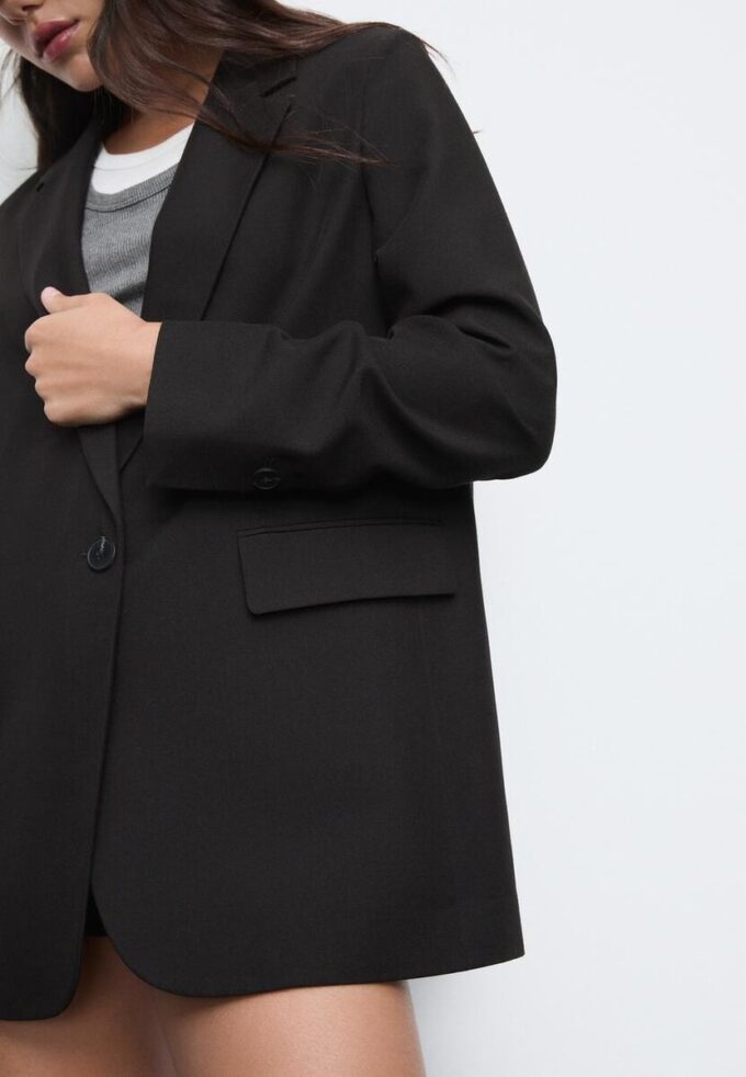 Blazer met normale pasvorm
